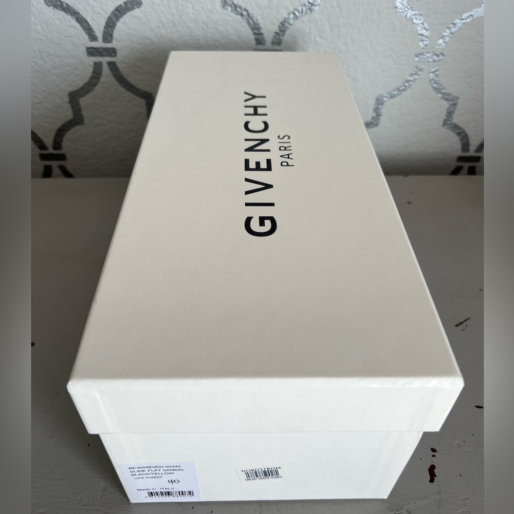 Empty Givenchy shoebox